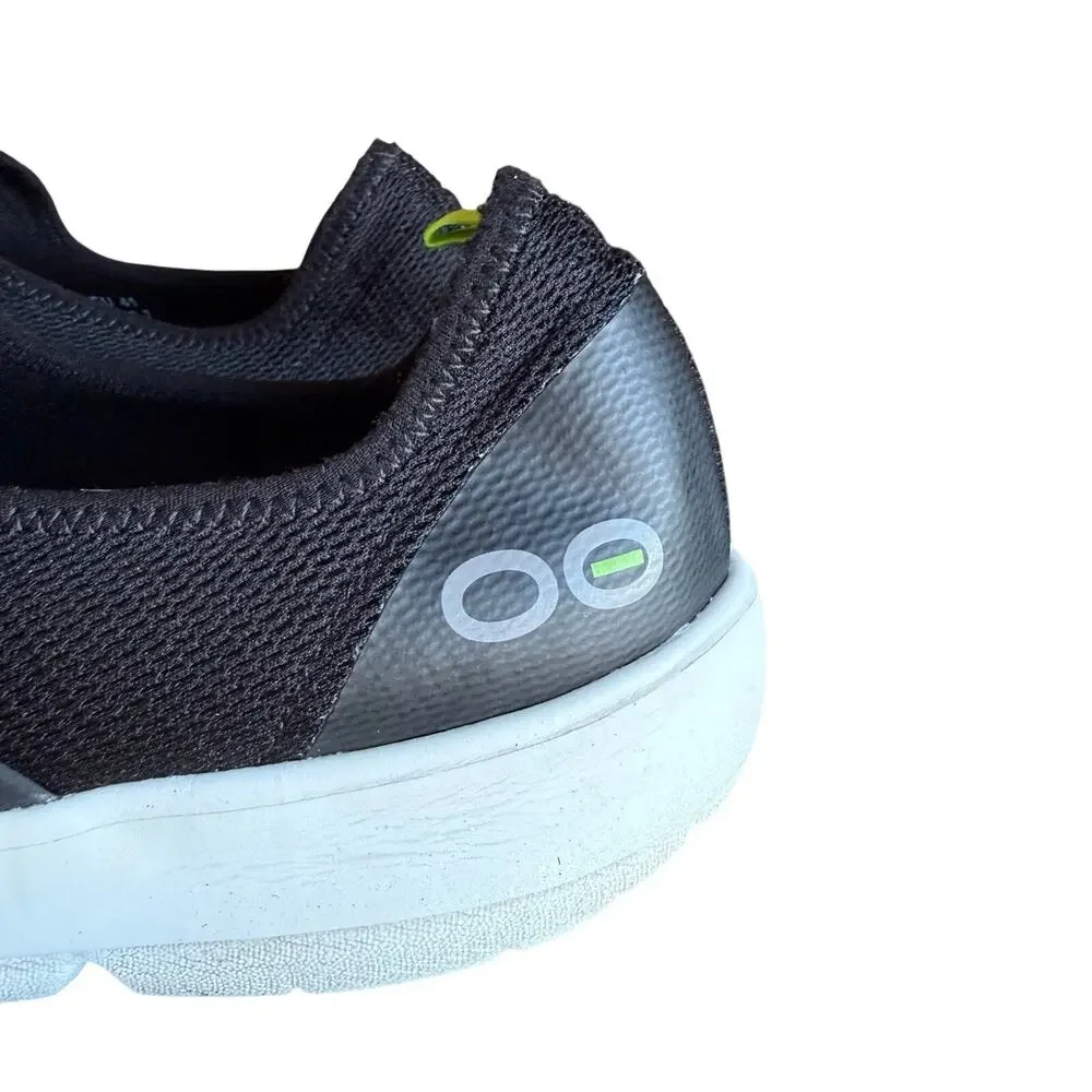 OOFOS Women's OOmg Fibre Low Black Slip On Recovery Shoes Comfort Walking- Sz 41